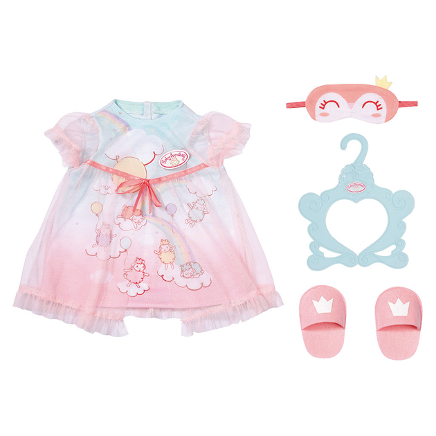 Suknia Zapf Creation Baby Anabell Sweet Dreams Gown 43 cm (4001167705537) - obraz 1