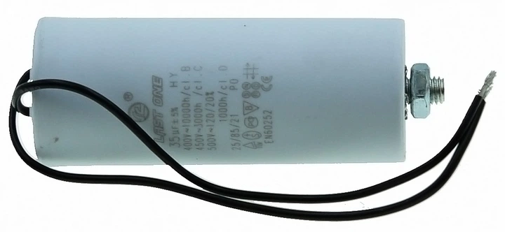 Конденсатор Last One 35мкф провода + винт HY10 CBB-60L (40*100мм), арт.кон325 - изображение 3