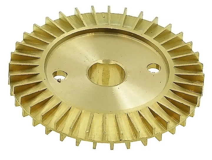 Крыльчатка насоса латунная d 12*60 2 шлица, арт.nkr022 - Фото 3 Крыльчатка насоса латунная d 12*60 2 шлица, арт.nkr022 - изображение 3