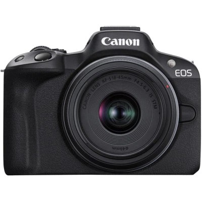 Цифровий фотоапарат Canon EOS R50 + RF-S 18-45 IS STM Black (5811C033) - Фото 1 Цифровий фотоапарат Canon EOS R50 + RF-S 18-45 IS STM Black (5811C033) - зображення 1