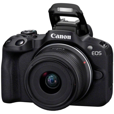 Цифровий фотоапарат Canon EOS R50 + RF-S 18-45 IS STM Black (5811C033) - Фото 8 Цифровий фотоапарат Canon EOS R50 + RF-S 18-45 IS STM Black (5811C033) - зображення 8