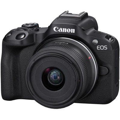 Цифровий фотоапарат Canon EOS R50 + RF-S 18-45 IS STM Black (5811C033) - Фото 11 Цифровий фотоапарат Canon EOS R50 + RF-S 18-45 IS STM Black (5811C033) - зображення 11