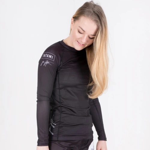 Женский рашгард Tatami Ladies Kanagawa Long Sleeve Rash Guard Black (fem-blk-kgwa-lsrg-XL) - Фото 3 Женский рашгард Tatami Ladies Kanagawa Long Sleeve Rash Guard Black (fem-blk-kgwa-lsrg-XL) - изображение 3