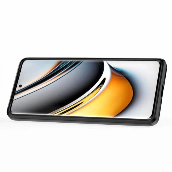 Чохол з підставкою Deexe Hybrid Case для Realme 11 Pro / 11 Pro+ - Black - зображення 3