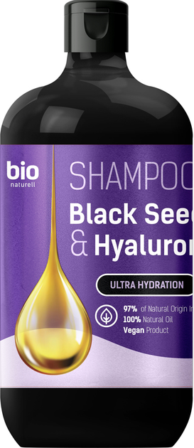 Акція на Шампунь BIO Naturell Black Seed Oil & Hyaluronic Acid 946 мл від Rozetka