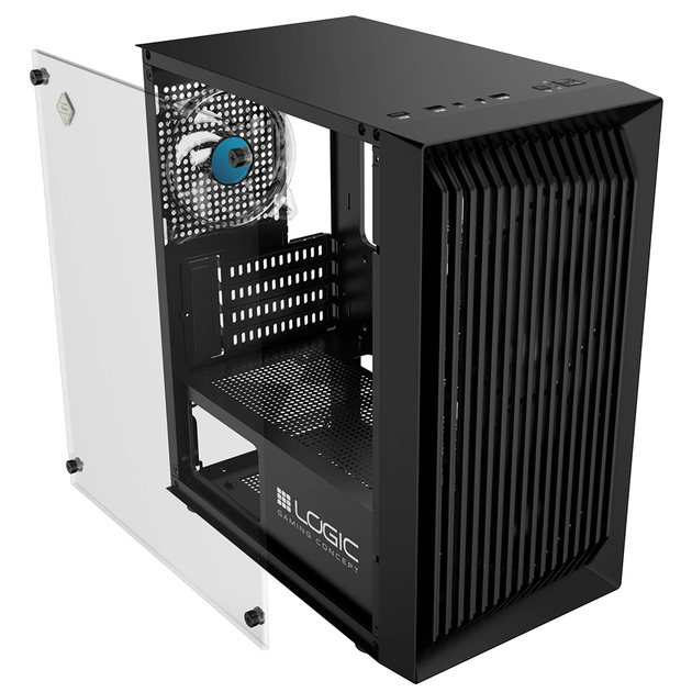 Корпус Logic Concept ATOS Mesh Glass ARGB Black (AM-ATOS-10-0000000-0002) - зображення 6