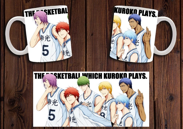 Кружка CupKit "Баскетбол Куроко / Kuroko no Basket" №5 330мл белая - Фото 1 Кружка CupKit "Баскетбол Куроко / Kuroko no Basket" №5 330мл белая - изображение 1