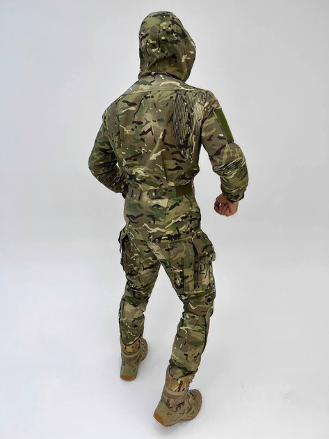 Тактичний осінній військовий комплект First ( Куртка + Штани ), Камуфляж: Мультикам, Розмір: L - зображення 2