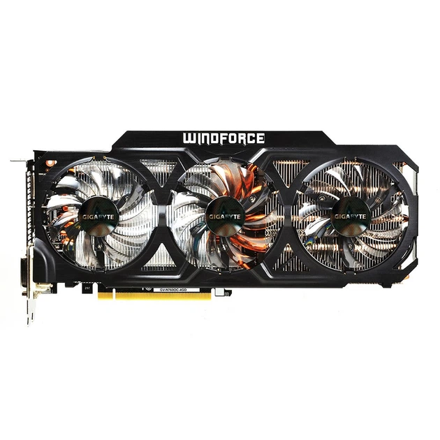 Видеокарта GeForce GTX 760 4GB Gigabyte WindForce OC (GV-N760OC