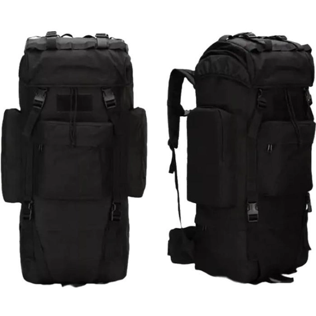Тактичний рюкзак A21 70L Чоловічий рюкзак тактичний, похідний рюкзак 70л Чорний (MX-НФ-00008310) - зображення 2