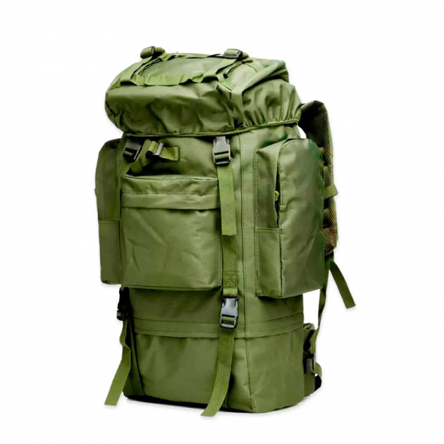 Тактический рюкзак A21 70L Мужской рюкзак тактический, походный рюкзак 70л большой Олива (MX-НФ-00008096) - изображение 2