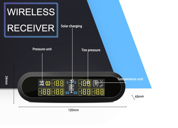 TPMS система контроля давления и температуры в шинах Careud T650WF, 6 внешних датчиков до 13 Бар - изображение 4