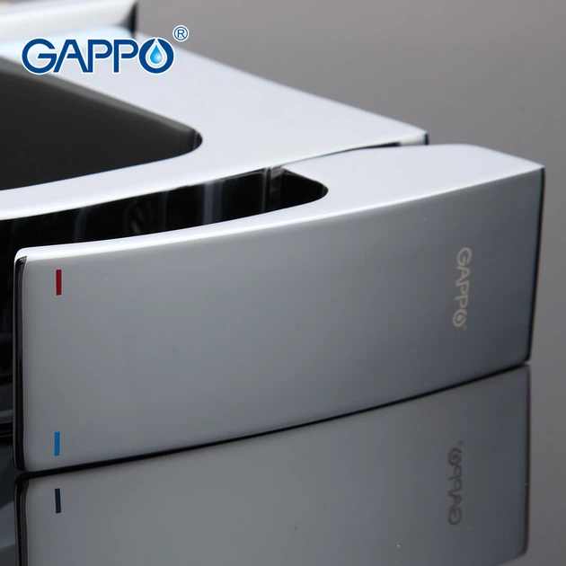 Змішувач для умивальника GAPPO G1007-1, хром - зображення 4