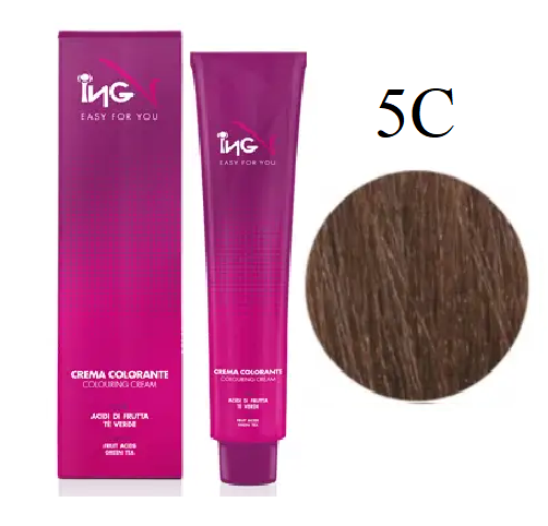 Kpeм-кpacкa для вoлoc ING Professional Coloring Cream 5C Koфe гляce 100 мл - Фото 1 Kpeм-кpacкa для вoлoc ING Professional Coloring Cream 5C Koфe гляce 100 мл - изображение 1