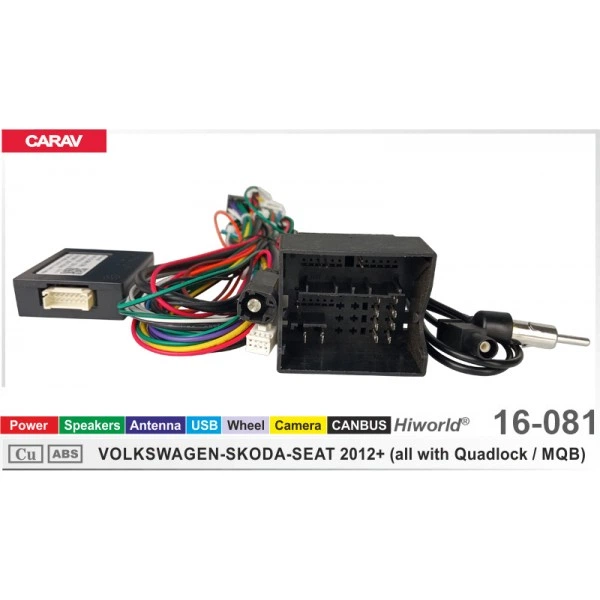 Переходник для магнитол 9", 10.1" Audi, Volkswagen, Skoda, Seat Carav 16-081 - изображение 8