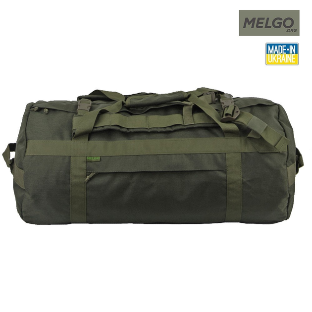 Тактическая сумка-баул 90 л Олива Поликордура MELGO - изображение 1