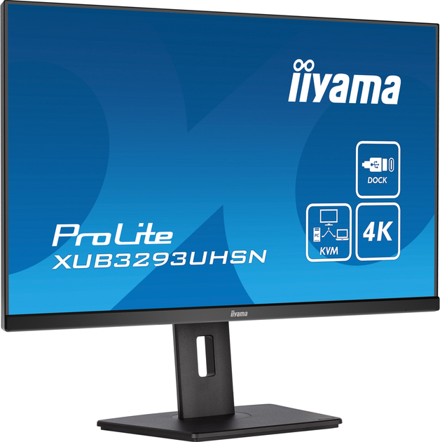 Монітор 31.5" iiyama ProLite XUB3293UHSN-B5 - зображення 3
