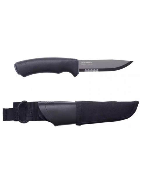 Тактичний армійський військовий ніж Morakniv Tactical SRT чорний - зображення 2