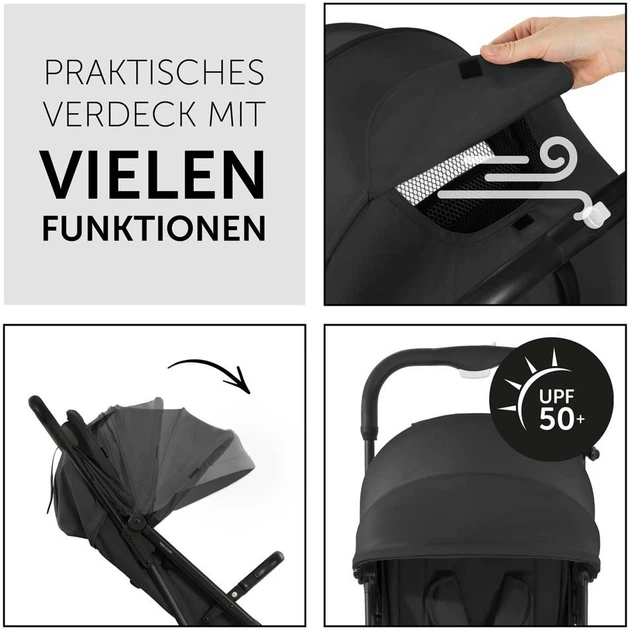 Коляска прогулочная Hauck Travel N Care Black (16014-5) - Фото 4 Коляска прогулочная Hauck Travel N Care Black (16014-5) - изображение 4