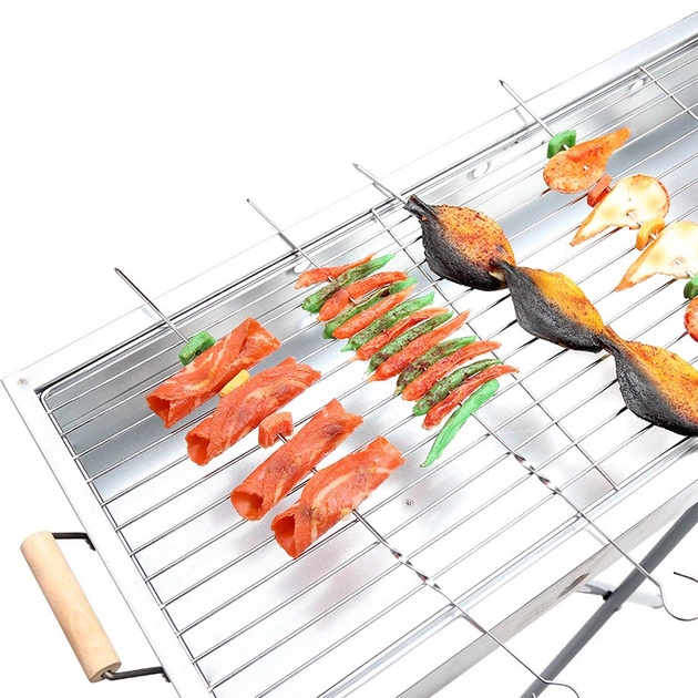 Складаний мангал Barbiks Grill S70 переносний для барбекю та гриля з нержавіючої сталі - зображення 3