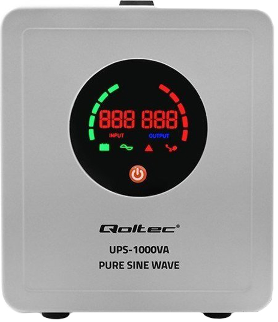 ИБП Qoltec Pure Sine Wave 1000VA/700W (5901878507217) - изображение 1