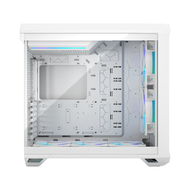 Корпус для комп'ютера Fulltower Fractal Design Torrent White RGB TG Clear Tint без БЖ - Фото 7 Корпус для комп'ютера Fulltower Fractal Design Torrent White RGB TG Clear Tint без БЖ - зображення 7
