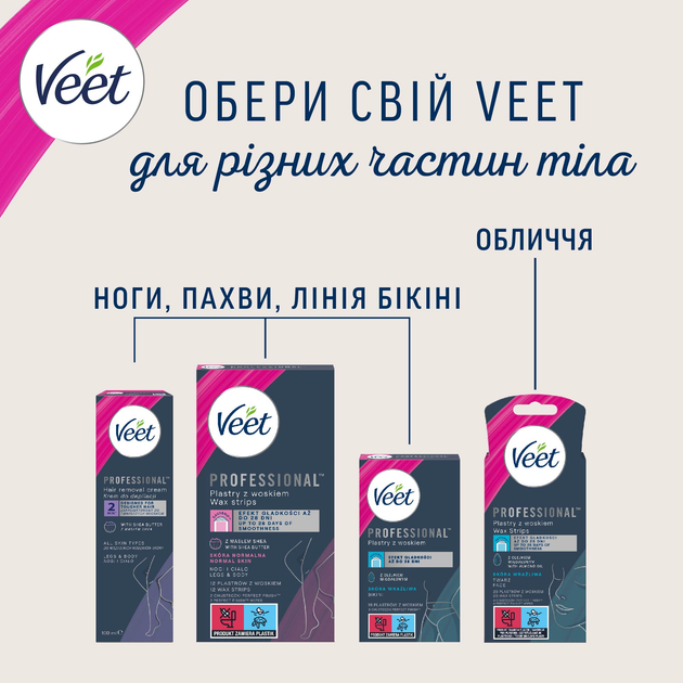 Крем для депиляции Veet Professional для всех типов кожи с Маслом Ши ...