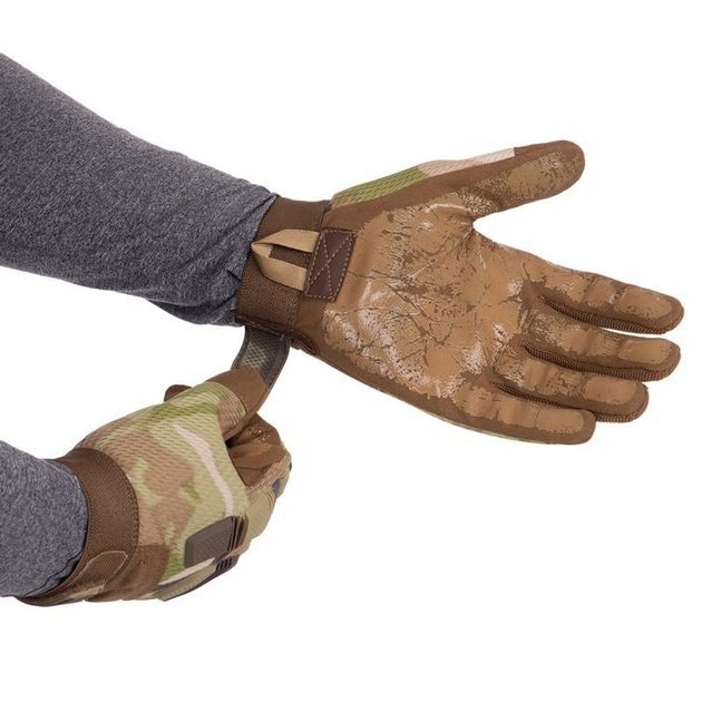 Рукавички тактичні із закритими пальцями Military Rangers BC-8799 розмір: L Колір: Камуфляж Multicam - зображення 2