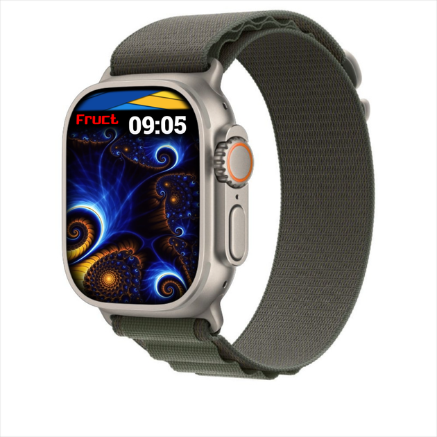 Нейлоновый ремешок Fruct Alpine Loop for Apple Watch 42/44/45/46/49 mm Green - Фото 1 Нейлоновый ремешок Fruct Alpine Loop for Apple Watch 42/44/45/46/49 mm Green - изображение 1