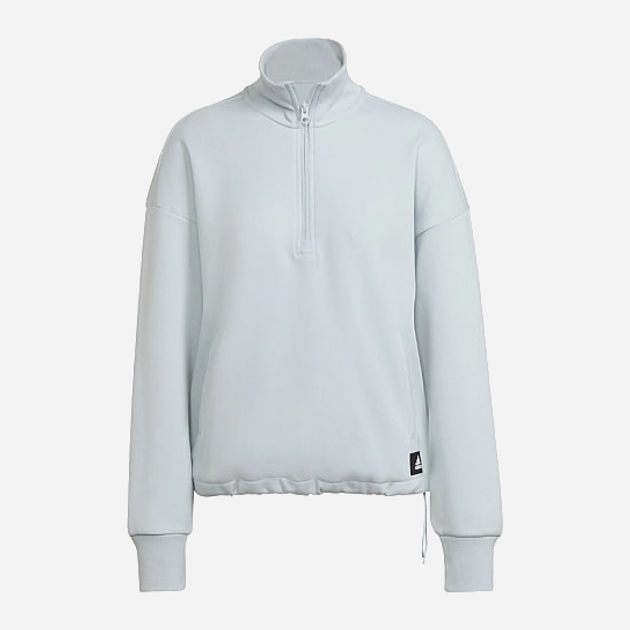 Bluza damska bez kaptura Adidas Future Icons Quarter-Zip HH9107 L Biała (4065417110489) - obraz 6