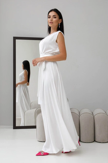 Сукня Jadone Fashion Фурор M біла - Фото 5 Сукня Jadone Fashion Фурор M біла - зображення 5