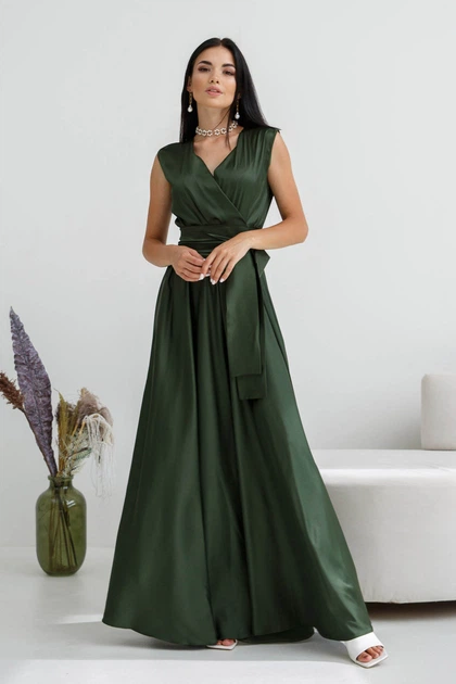 Сукня Jadone Fashion Фурор XL хакі - Фото 1 Сукня Jadone Fashion Фурор XL хакі - зображення 1