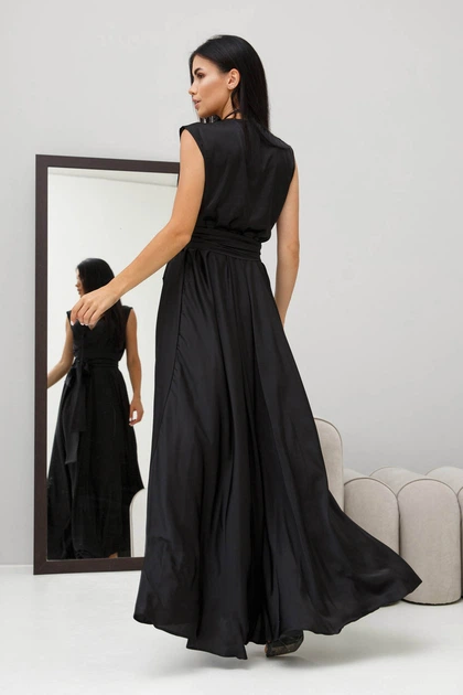 Платье Jadone Fashion Фурор 2XL черный - Фото 4 Платье Jadone Fashion Фурор 2XL черный - изображение 4