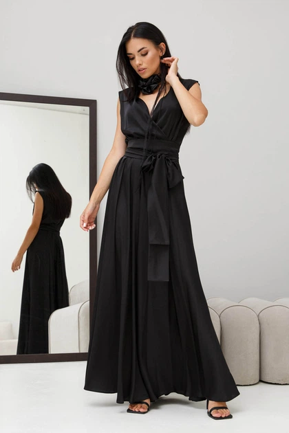 Платье Jadone Fashion Фурор 2XL черный - Фото 5 Платье Jadone Fashion Фурор 2XL черный - изображение 5