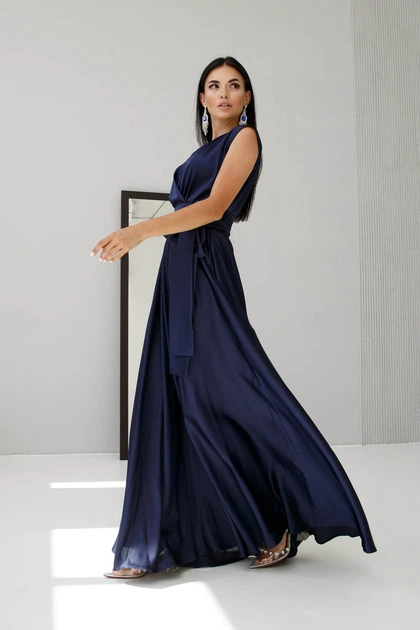 Платье Jadone Fashion Фурор L темно-синий - изображение 5