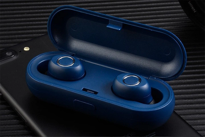 Бездротові навушники Mode Air Pro TWS A8 Blue (18035) - зображення 3