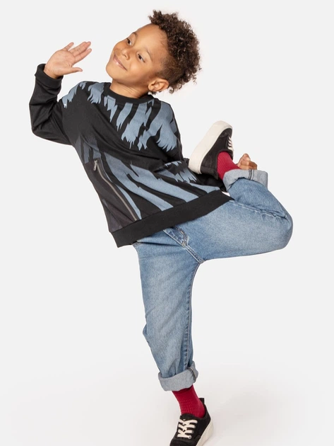 Детский свитшот Coccodrillo Grunge Space Boy Kids ZC3143102GBK-021 98 см Черный (5904986198728) - Фото 6 Детский свитшот Coccodrillo Grunge Space Boy Kids ZC3143102GBK-021 98 см Черный (5904986198728) - изображение 6
