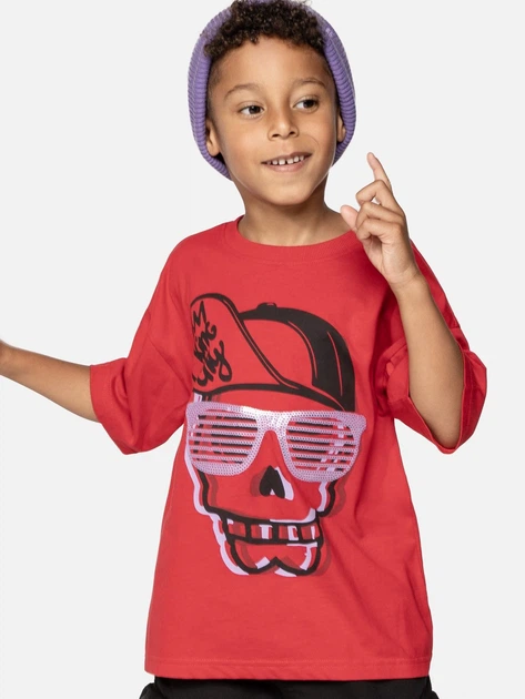 Детская футболка для мальчика Coccodrillo Grunge Space Boy Kids ZC3143201GBK-009 104 см (5904986198674) - Фото 5 Детская футболка для мальчика Coccodrillo Grunge Space Boy Kids ZC3143201GBK-009 104 см (5904986198674) - изображение 5
