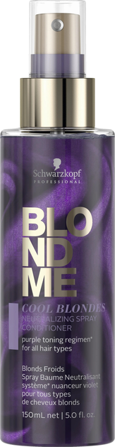 Спрей для волосся Schwarzkopf Professional BlondMe Cool Blondes Neutralizing 150 мл (4045787640199) - зображення 1