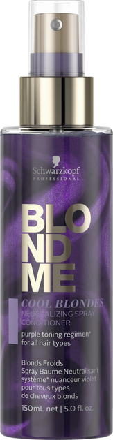 Spray do włosów Schwarzkopf Professional BlondMe Cool Blondes Neutralizing 150 ml (4045787640199) - obraz 1