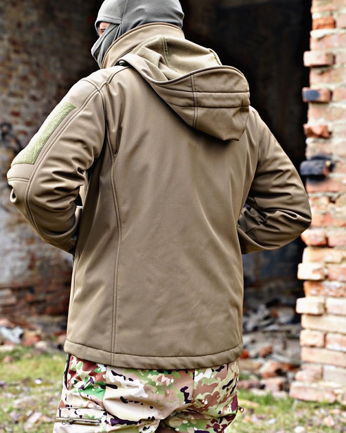Куртка тактична PROF 4.5.0 SOFT SHELL S ОЛИВА - изображение 2