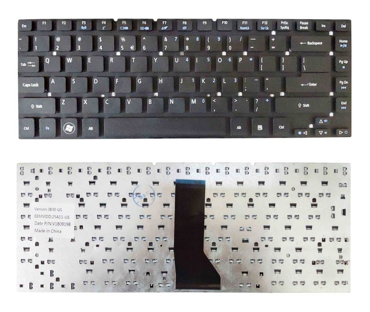 Клавиатура для ноутбука Acer Aspire 3830T, 3830TG, 4830T, 4830TG Black ...