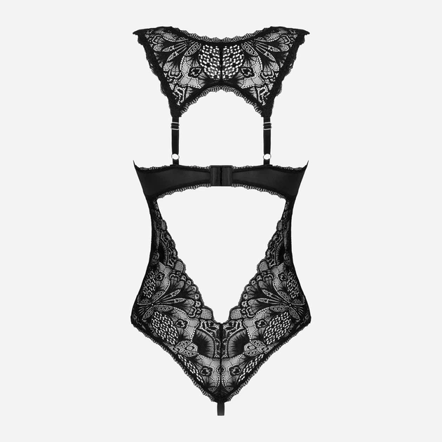 Боді Obsessive Donna Dream M/L Чорне (5901688253052) - зображення 4