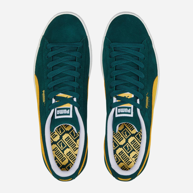 Sneakersy męskie do kostki Puma Suede Teams II 38659502 46 (11UK) 30 cm Zielone (4065449853415) - obraz 3