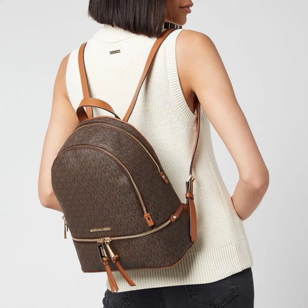 MICHAEL MICHAEL KORS Rhea Medium Leather Backpack