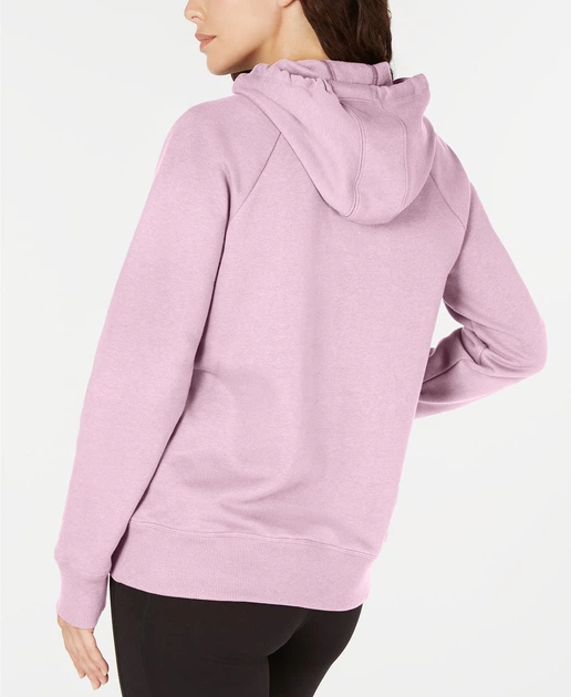 Худи женское Under Armour Women's Rival Fleece Hoodie (размер: S) Pink Fog - Фото 2 Худи женское Under Armour Women's Rival Fleece Hoodie (размер: S) Pink Fog - изображение 2