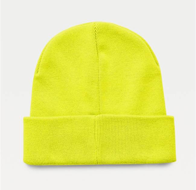 Шапка унисекс TOMMY JEANS Organic Cotton Neon Beanie - Фото 2 Шапка унисекс TOMMY JEANS Organic Cotton Neon Beanie - изображение 2