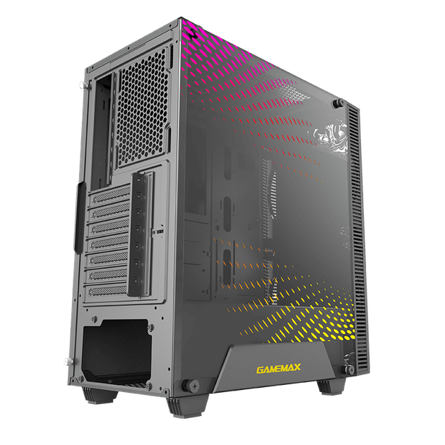 Корпус компьютерный ATX GameMax RockStar 2 без блока питания/RGB-подсветка/боковое окно Черный - изображение 9