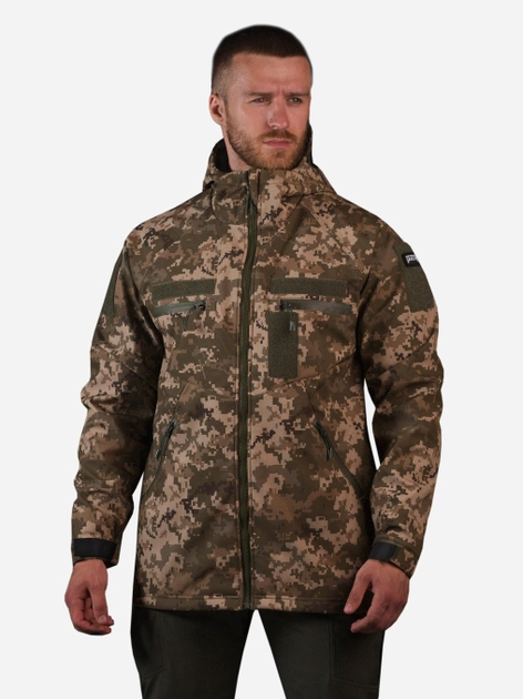 Тактична куртка утеплена BEZET Softshell Omega 9200 XS Піксель (ROZ6400181688) - зображення 1