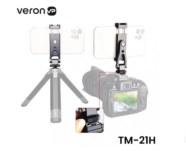 Трипод-монопод Veron TM-21H 21cm и держатель, Черный (770456) - изображение 2